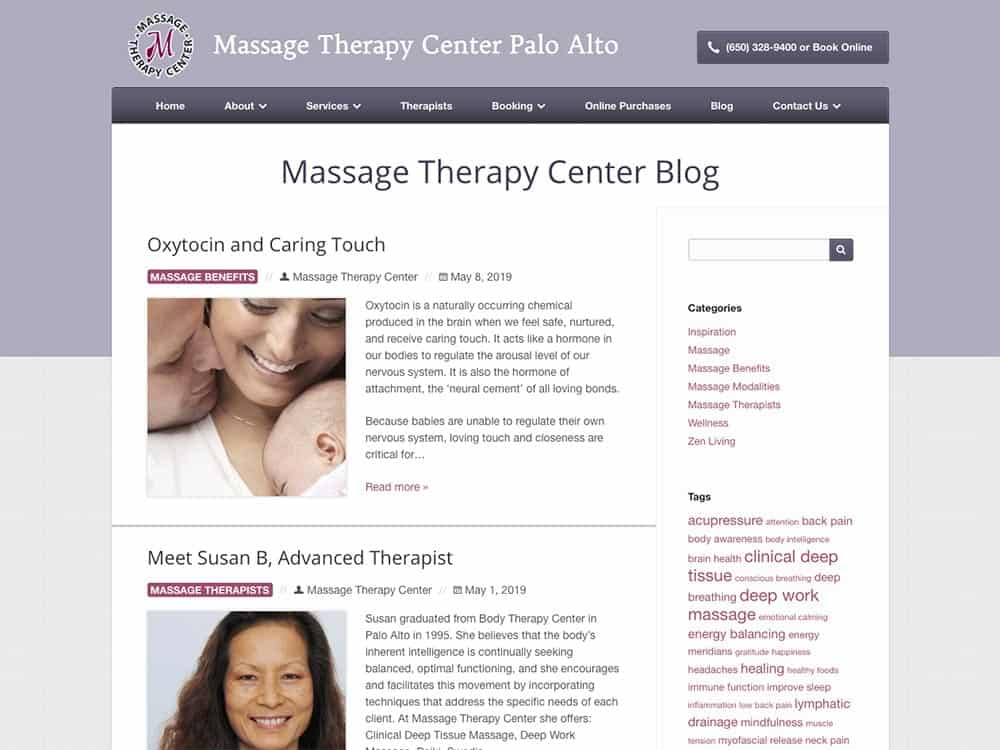 Massage Therapy Center Blog Page
