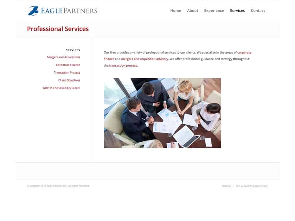 Eagle Partners Services Page