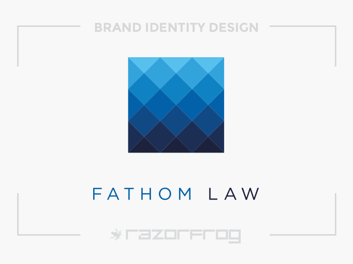 Fathom Law Brand Identity Logo Design