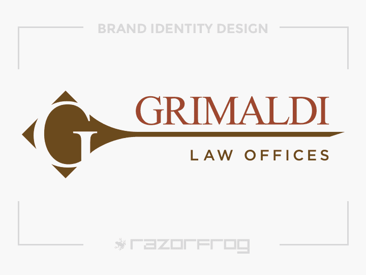 Grimaldi Law Offices Brand Identity Logo Design