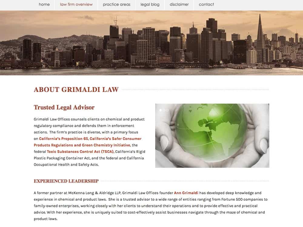 Grimaldi Law Offices Law Firm Overview Page