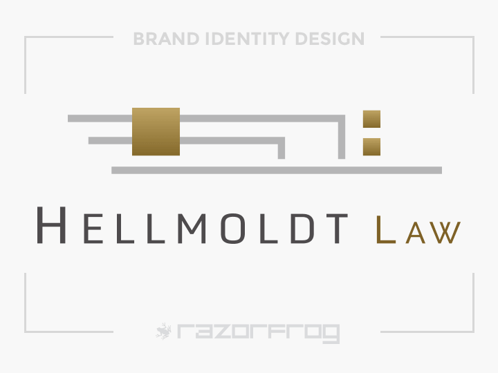 Hellmoldt Law Brand Identity Logo Design
