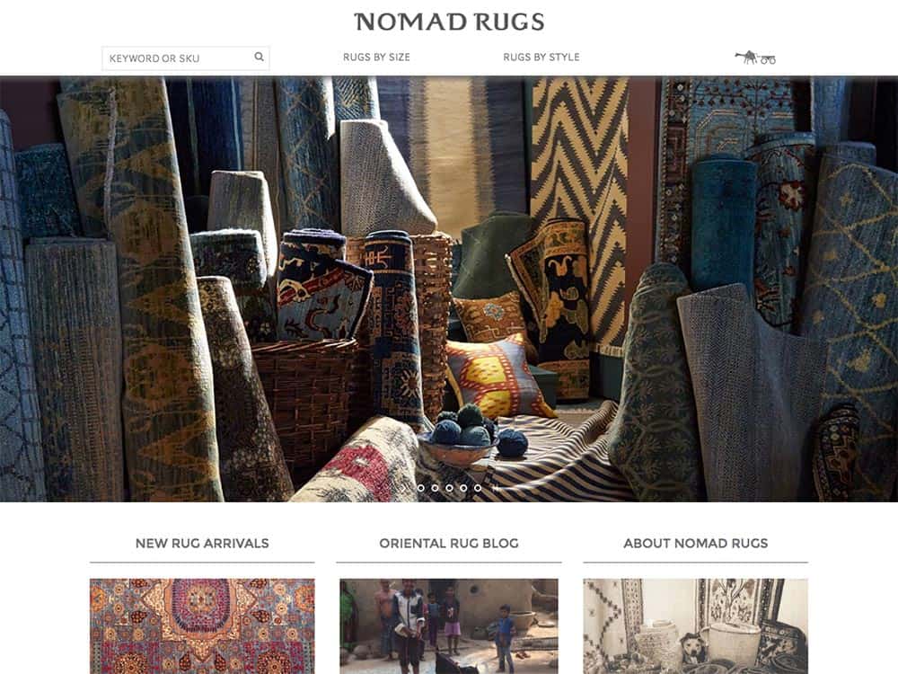 Nomad Rugs Homepage 1