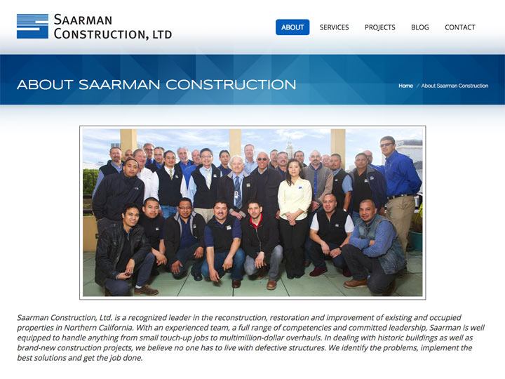 Saarman Construction About Page