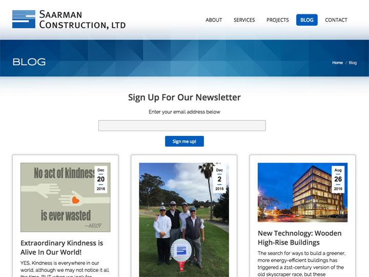 Saarman Construction Blog Page