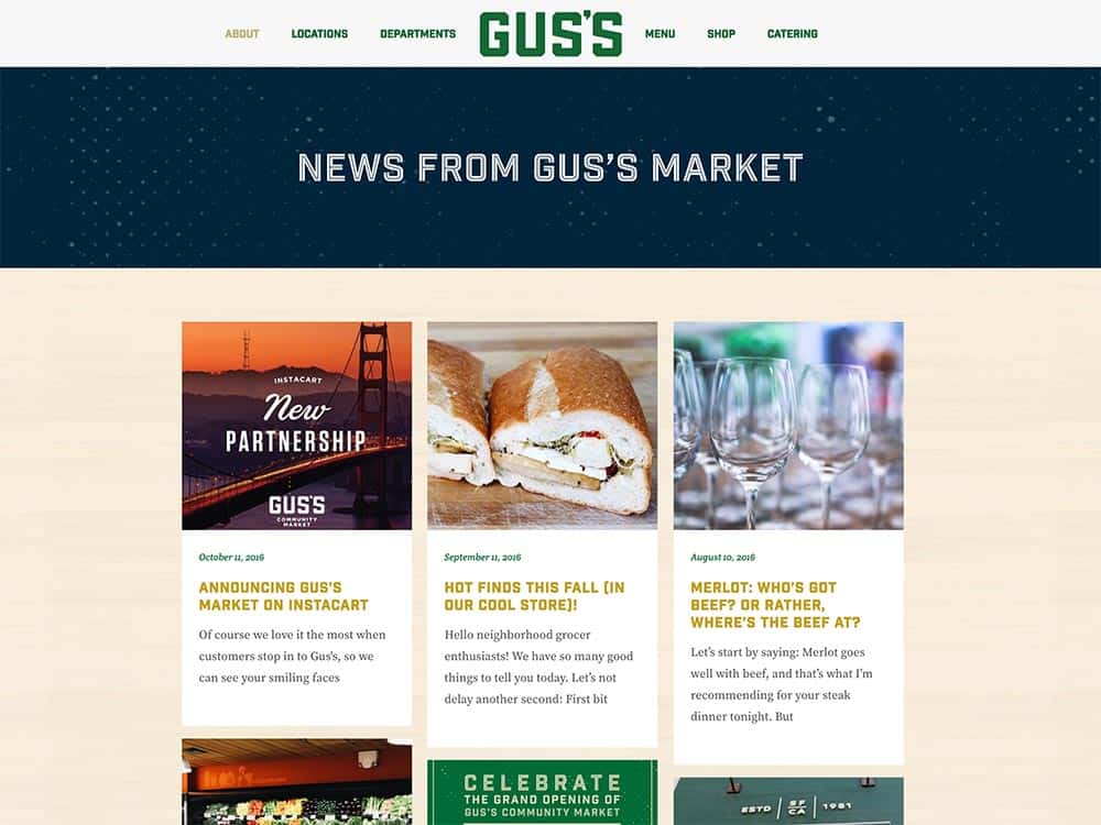 Gus's Market News Page