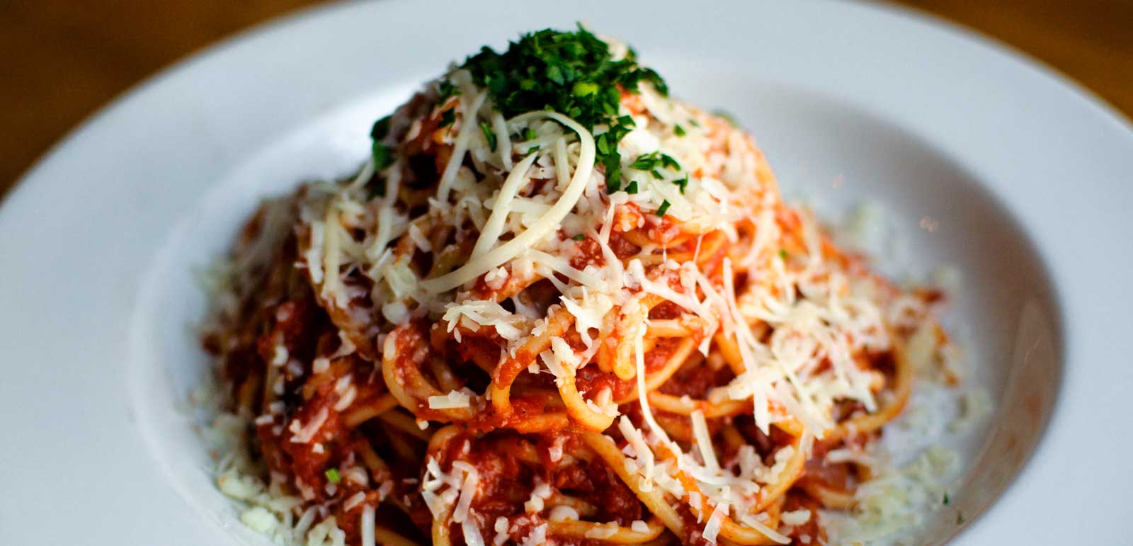 Plate of Fancy Spaghetti