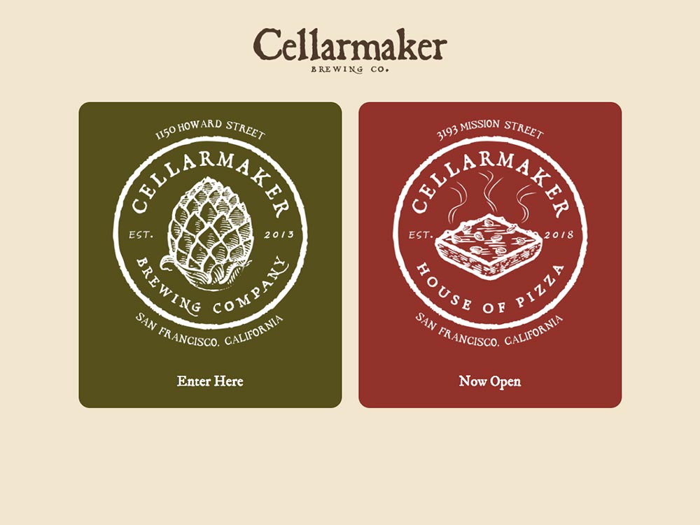 Cellarmaker Landing Page