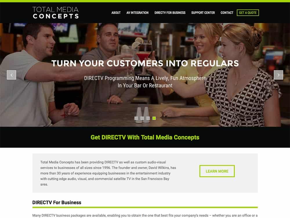 Total Media Concepts Homepage 1