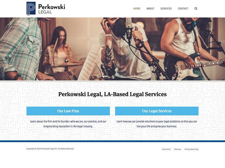 Perkowski Legal Homepage