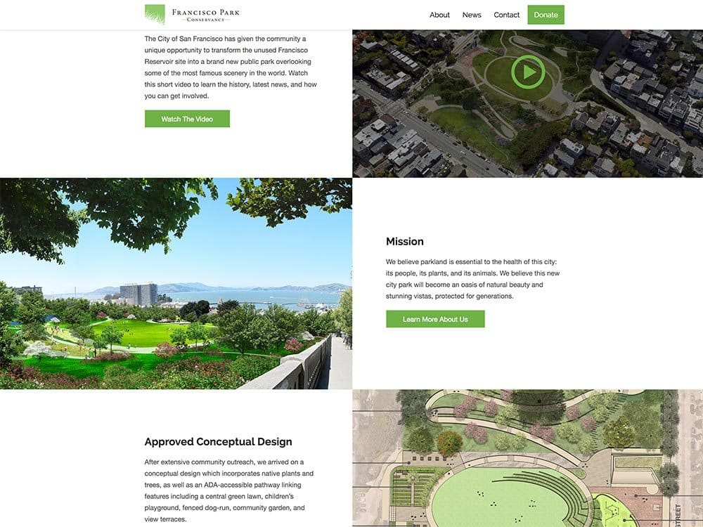 Francisco Park Homepage 2018 2