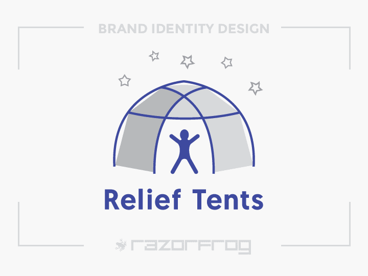 Relief Tents Brand Identity Design