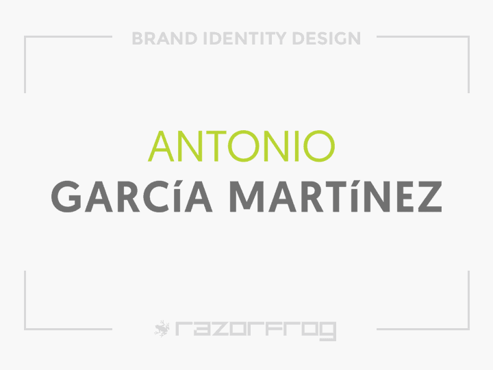 Antonio Garcia Martinez Logo Design