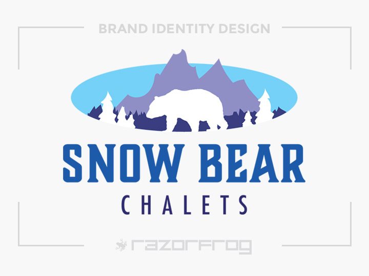 Snow Bear Chalets Brand Identity Design