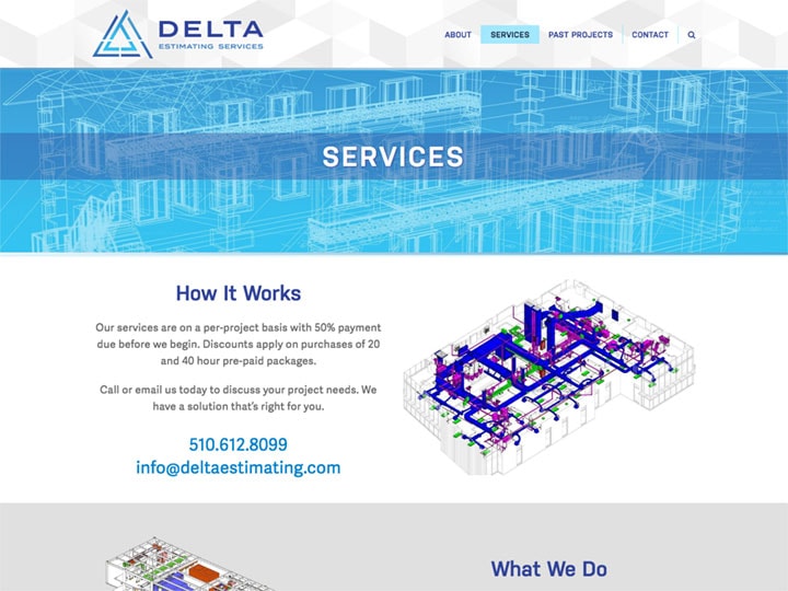 Delta Estimating Services Services Page