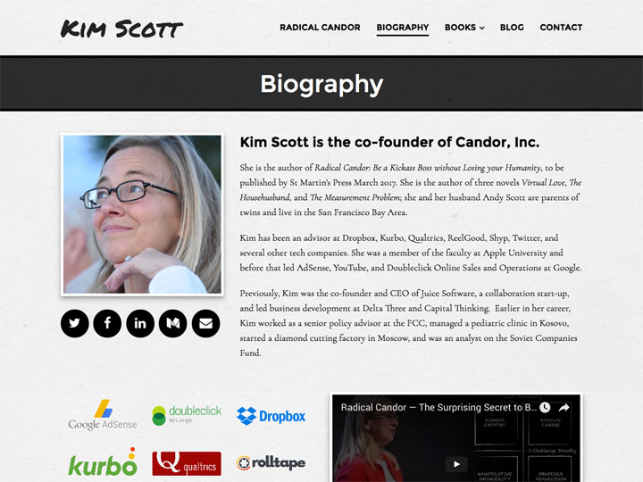 Kim Scott Biography Capture