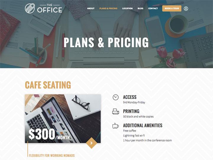 The Office Plans and Pricing Page