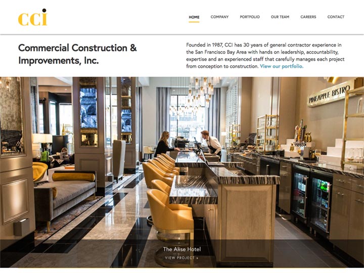 CCI General Contractor Homepage