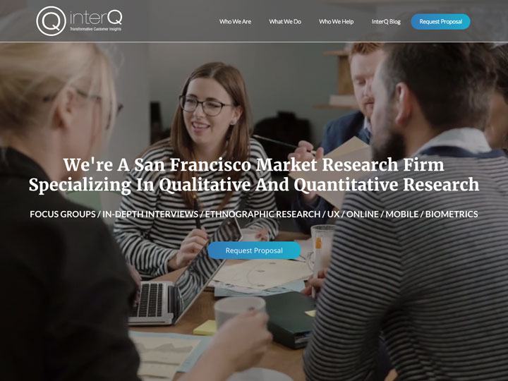 InterQ Research Homepage Video