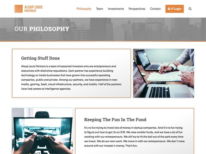 Alsop Louie Partners Our Philosophy Page