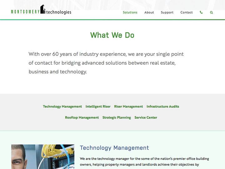 Montgomery Technologies Solutions Page