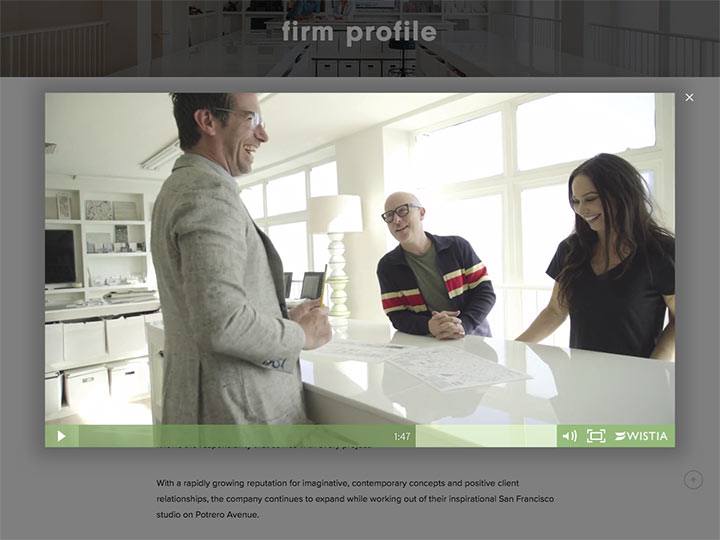 Green Couch Firm Profile Page Video