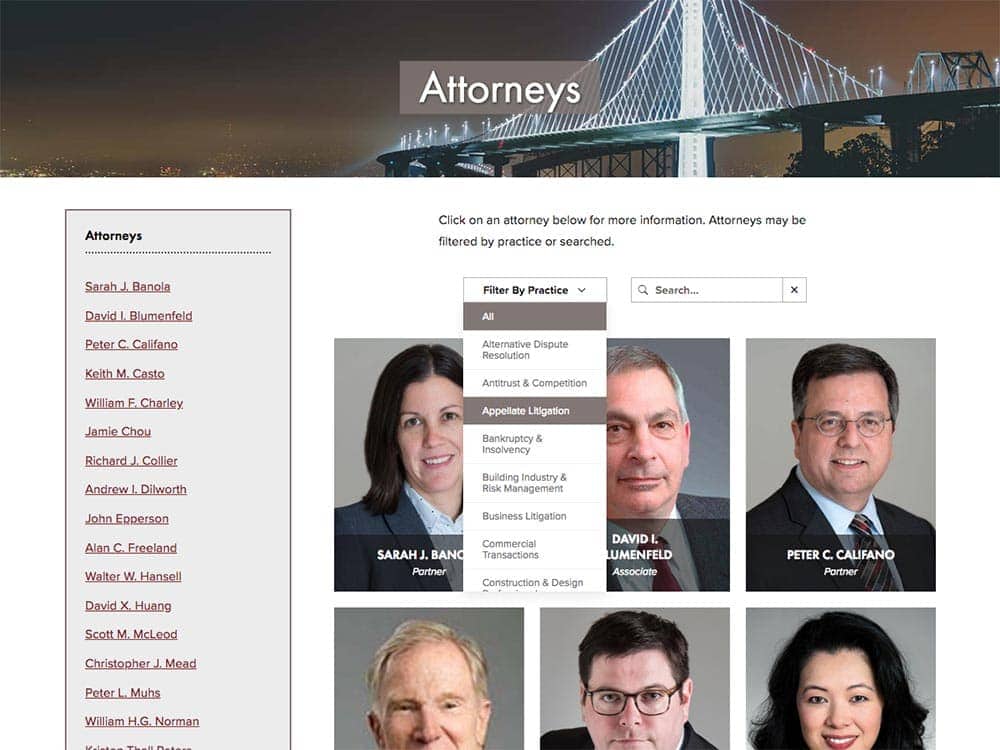 Cooper White & Cooper Attorneys Page