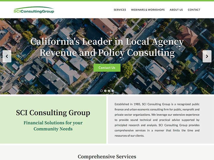 SCI Consulting Group Homepage