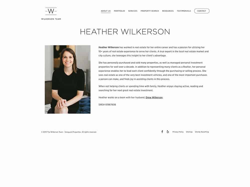 Wilkerson Team Heather Page