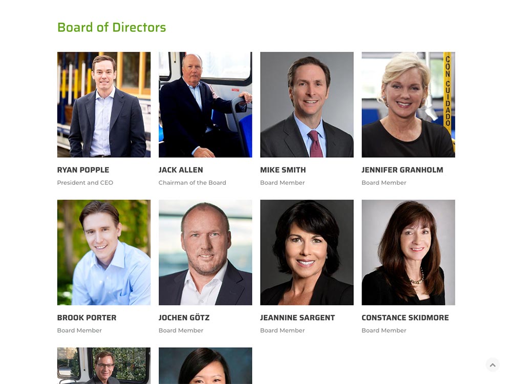 Proterra Leadership Page