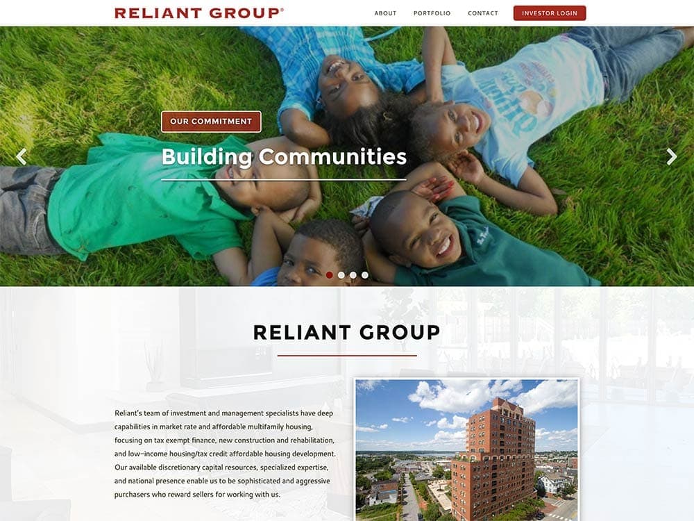 Reliant Group Homepage 1