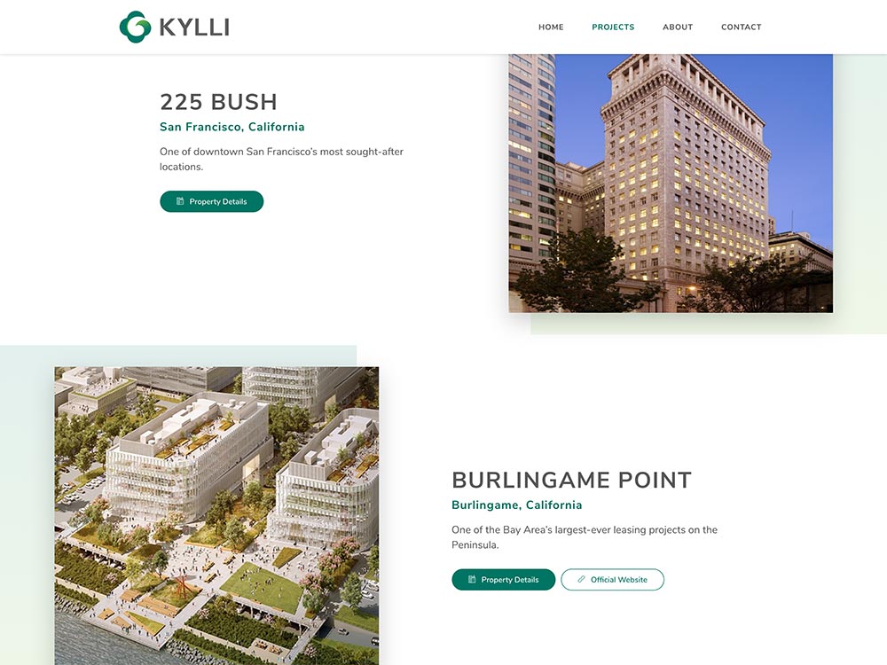 Kylli Projects Page