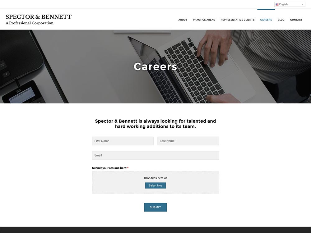 Spector & Bennett Careers Page