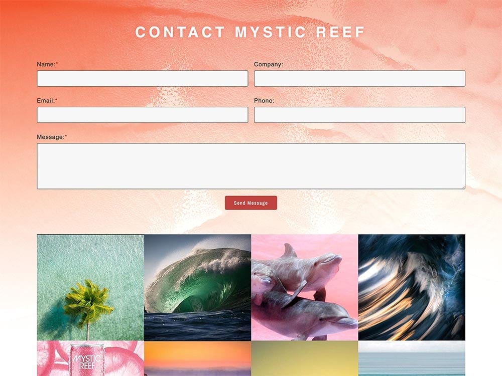 Mystic Reef Homepage 5