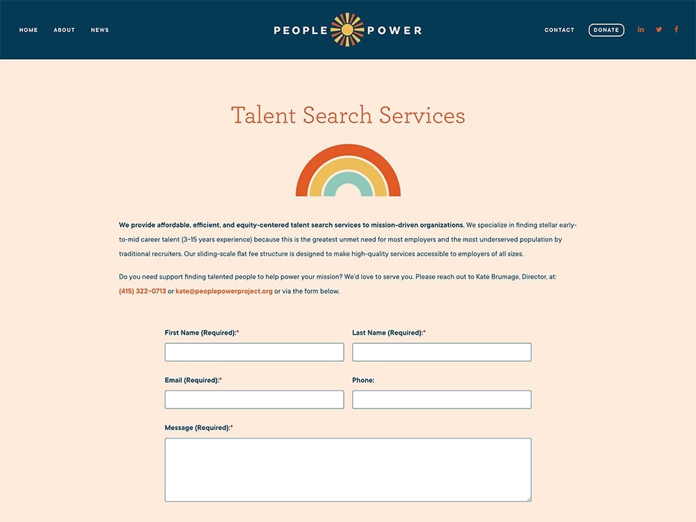 People Power Talent Search Services Page
