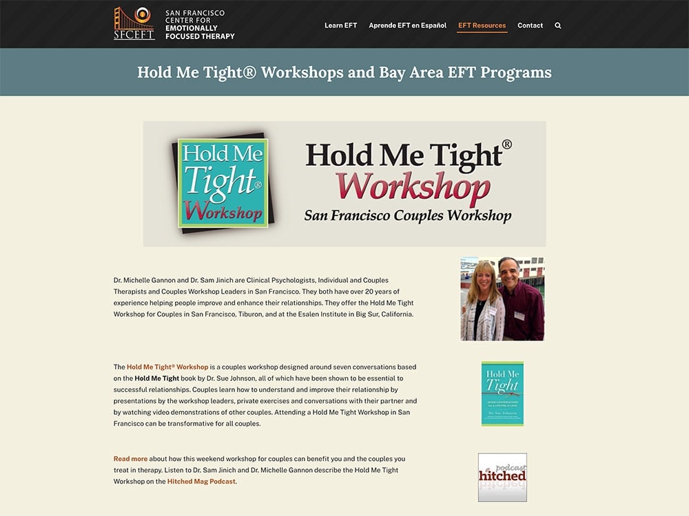 SFCEFT Hold Me Tight Workshop Page