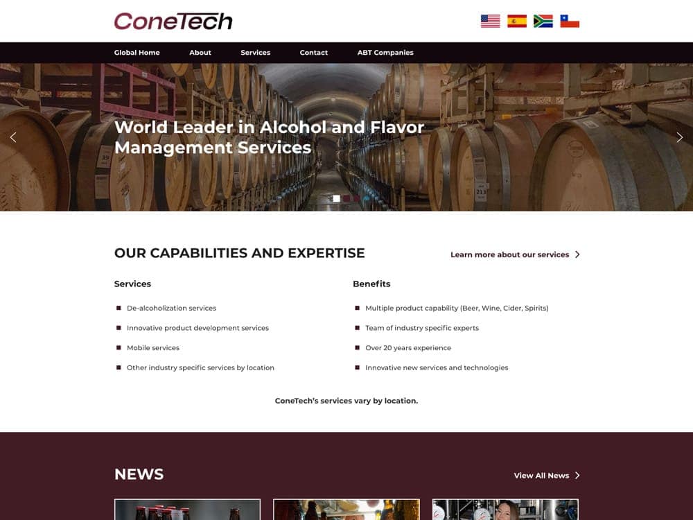 ConeTech Homepage 1