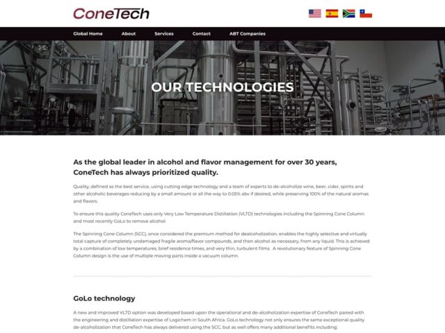 Portfolio: ConeTech | Razorfrog Web Design