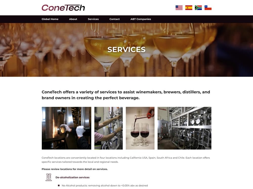 ConeTech Services Page