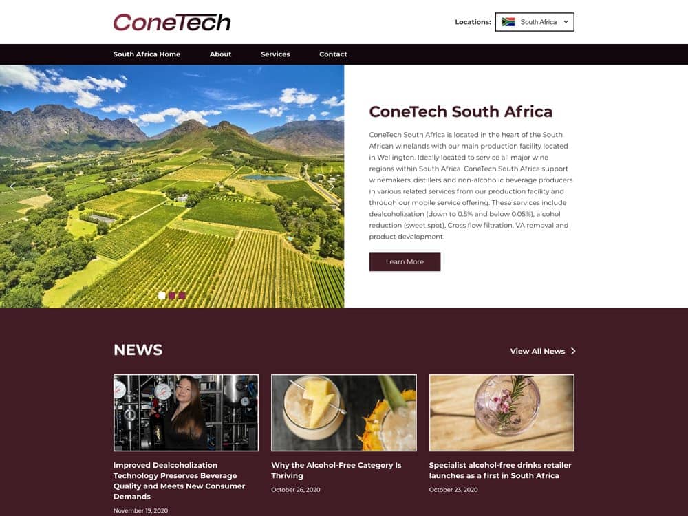 ConeTech South Africa Location Page