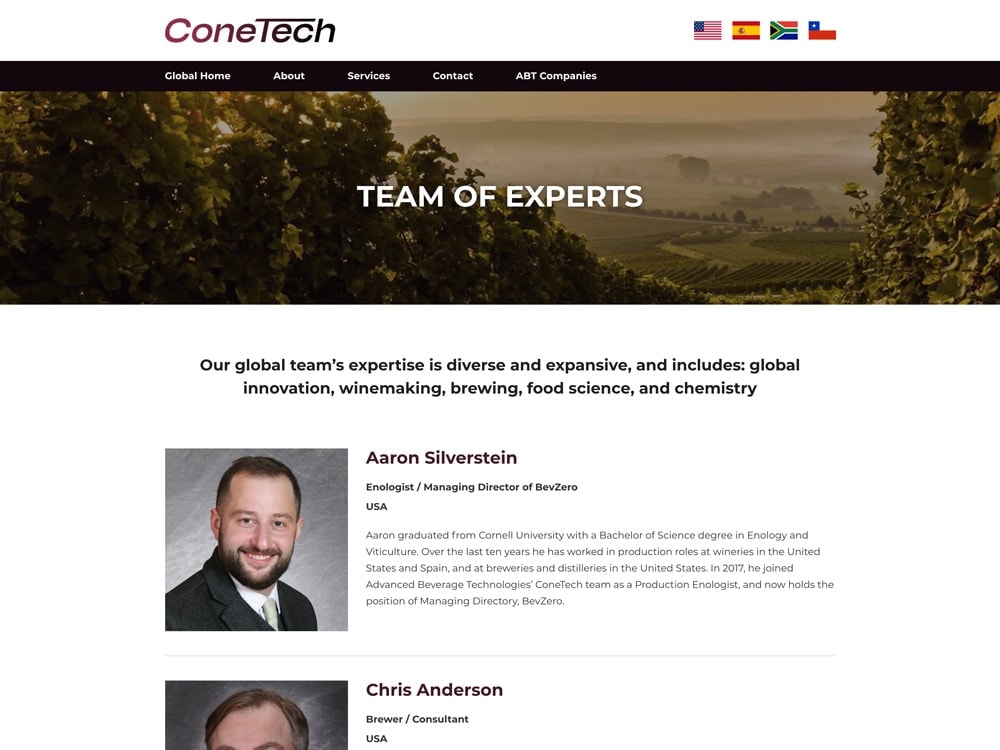 ConeTech Team Page