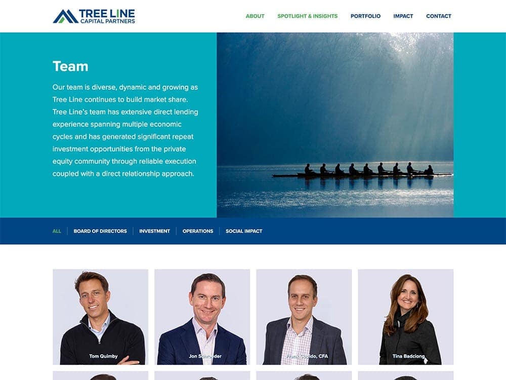 Tree Line Capital Partners Team Page