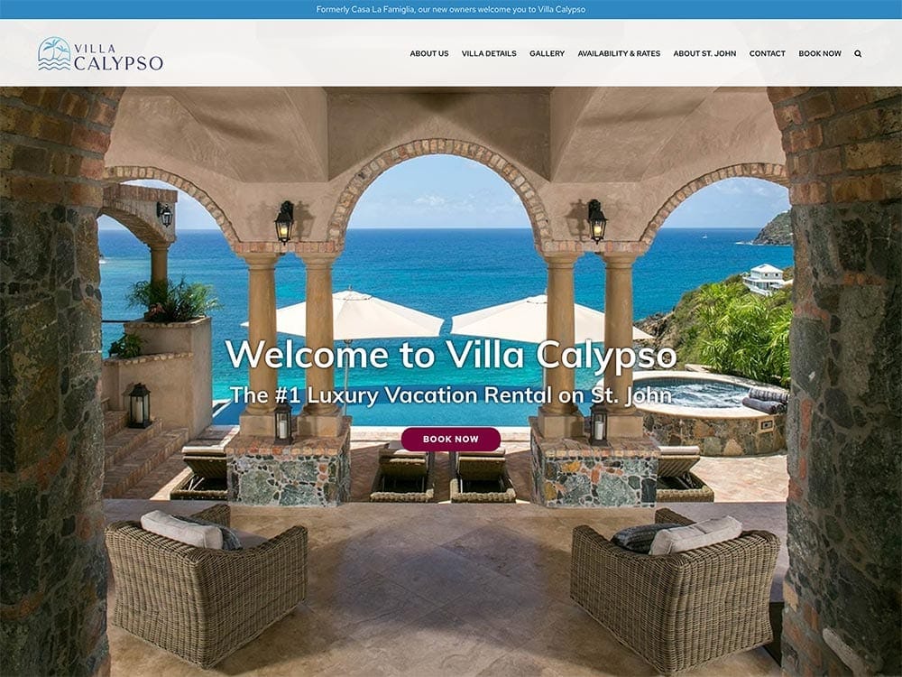 Villa Calypso Homepage 1