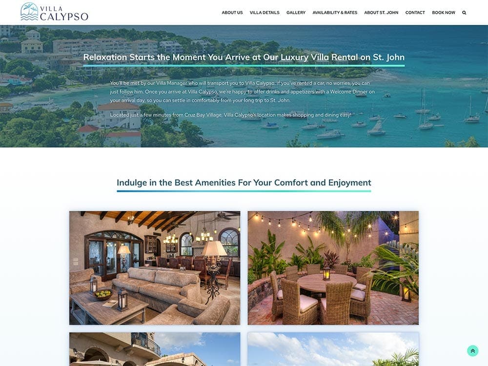 Villa Calypso Homepage 2