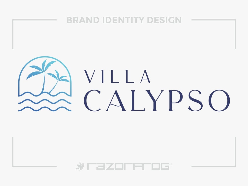 Villa Calypso Logo Design