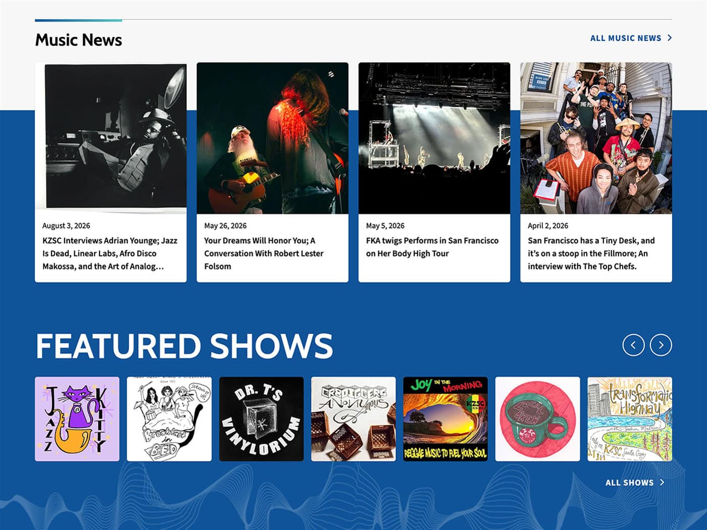 KZSC Homepage 2