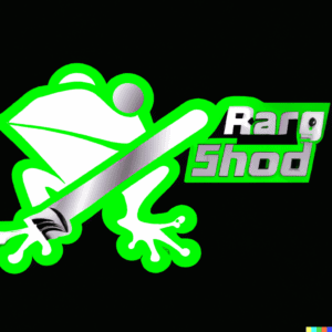 DALL·E 2022 08 11 10.56.35 Razor Frog Web Design Logo 2001