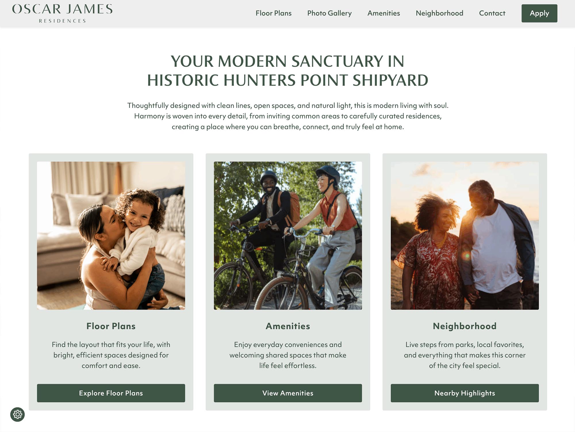 Oscar James Residences Homepage 2