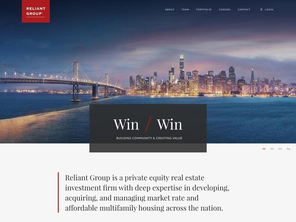 Reliant Group 2022 Homepage 1