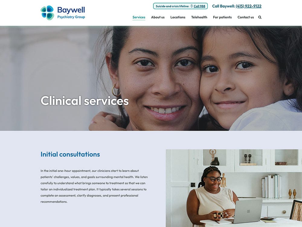 Baywell Clinical Services Page